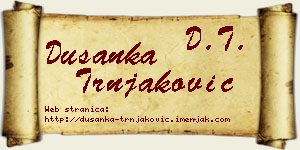 Dušanka Trnjaković vizit kartica